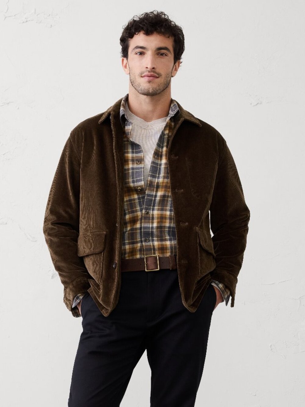 Banana Republic Corduroy Chore Coat Brown Size S